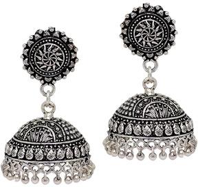Oxidised Earrings Silver Plated Jewelry