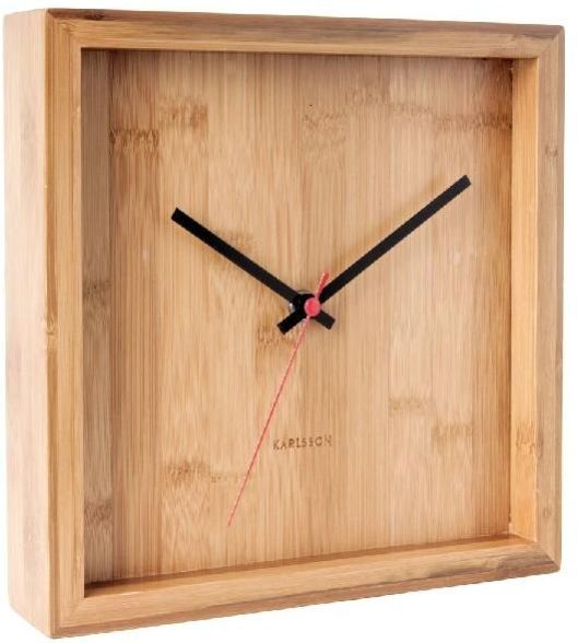 Bamboo Wall Clock, Display Type : Analog