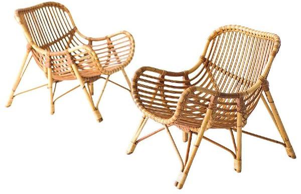 Non Polished Wood Cane Lounge Chair, for Home, Office, Feature : Attractive Designs, Durable