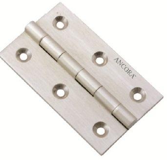 Polished Metal Brass Butt Hinges, Length : 2inch
