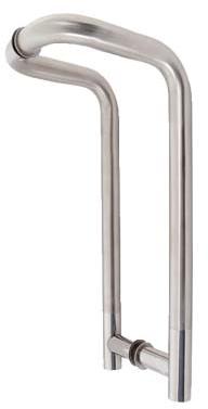 RGH 789-791 Glass Pull Handle, Color : Silver