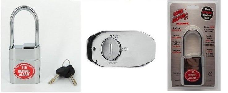 Lock Alarm - Anti Theft Siren Burglar Padlock
