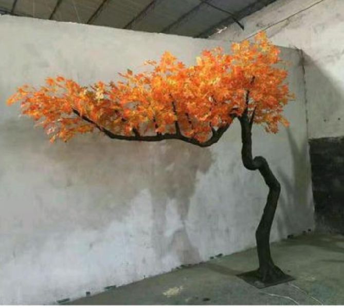 Plastic Artificial Orange Maple Tree Dilip Aquarioum, Bhopal, Madhya