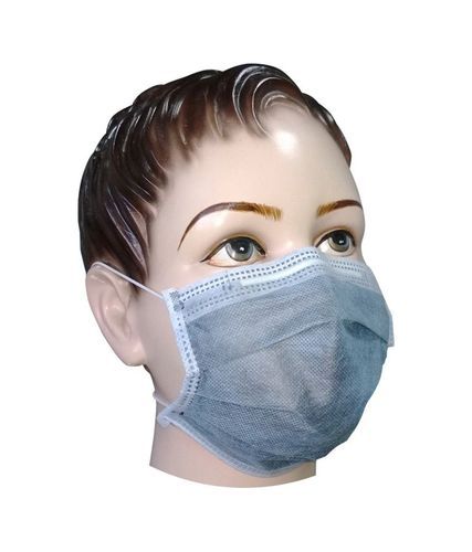 Non-Woven Activated Carbon Surgical Mask, for Hospitals, Pattern : Elastic Earloop