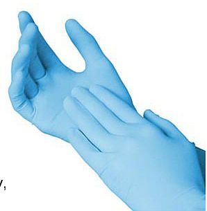 Powder Free Nitrile Gloves, for Beauty Salon, Cleaning, Examination, Feature : Breathable, Light Weight