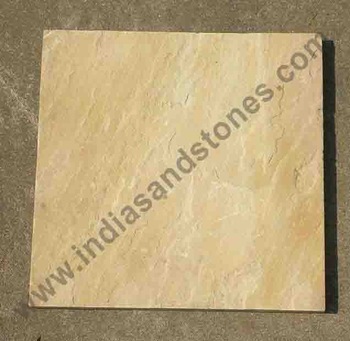 Square Natural Sandstone Tile, Size : 400 x 400mm, 60 series