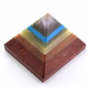 Seven Chakra Pyramid, Color : Green, orange, red, Yellow