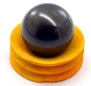 SHUNGITE BALL, Color : Black, grey