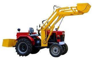 Front end Loader on Mini Tractor