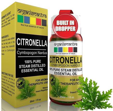 Citronella Steam Distilled Essential Oil