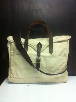 hand bag with heavy stone wash