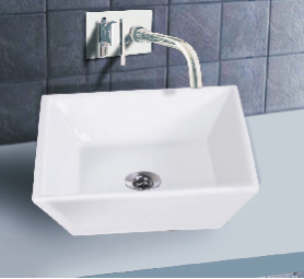 Square Table Top Wash Basin, for Home, Hotel, Office, Restaurant, Style : Modern