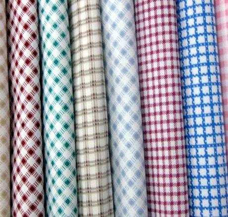 Plain Checked Cotton Fabric, Feature : Attractive Looks, Fusible, Shrink-Resistant