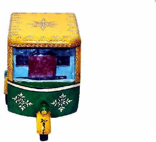 Auto Rickshaw Toy for Home Decor, Color : Multi Color