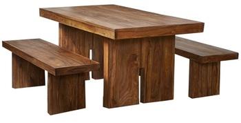 INDIAN HUB Wooden Dining table, Size : 170X90X76CM WXDXH