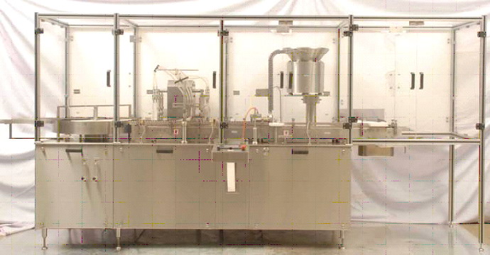 Vial Filling Stoppering & Capping Machine