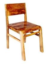 SOLID WOOD DINING CHAIR NATURAL FINISHED, for Commercial Furniture