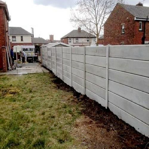Cement Precast Concrete Readymade Walls, for Boundaries, Pattern : Plain