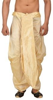 Men's Indian Ethnic Traditional Silk Ready Made Dhoti