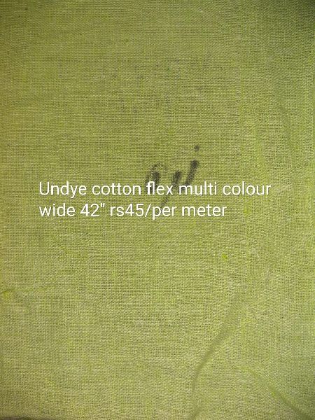 Undyed Cotton Flex Fabric