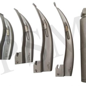 STEEL Conventional Laryngoscope Sets, Feature : Reusable, Sterilizable, Replaceable screw-in lamps