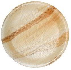 Round Areca Leaf Big Plates, for Serving Food, Feature : Disposable, Eco Friendly