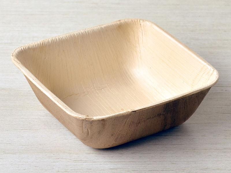Areca Leaf Square Bowls, for Serving, Feature : Eco Friendly