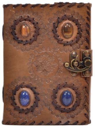 Stone Leather Journal Blank Paper Notebook