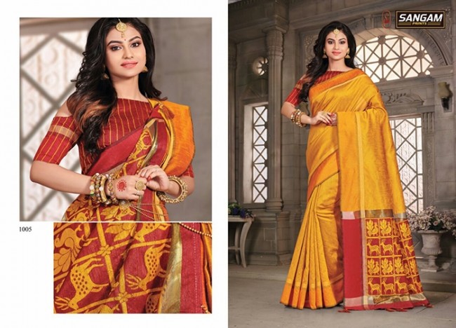 Jalpari sangam Cotton fabric Lace border work saree