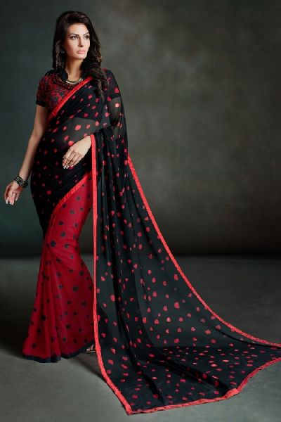 Signature Georgette Printed Saree