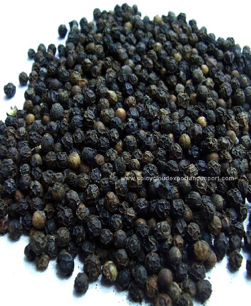 Round Common black pepper, for Cooking, Style : Dried