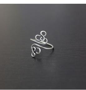 Celtic Spiral Adjustable Ring