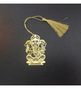 Golden Ganesha Bookmark