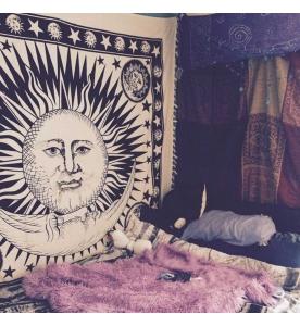 Good Morning Large Tapestry