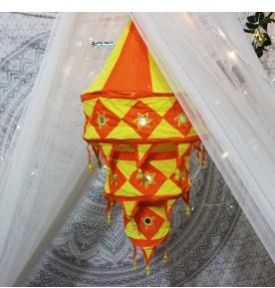 Round Orange Lamp Shades