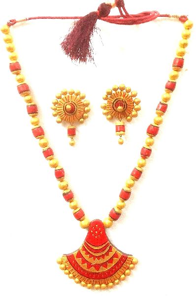 Handcrafted Terracotta Necklace
