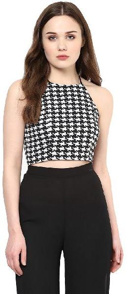 Printed Women Crop Top, Occasion : Casual Wear