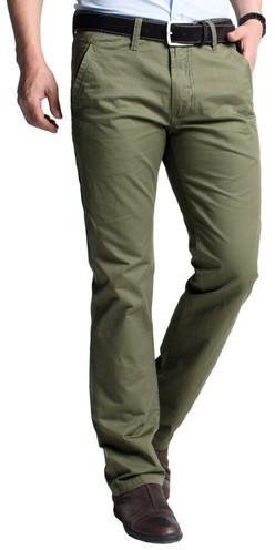 Plain Comfort Fit Cotton Trouser, Technics : Handloom