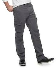 Gray Cotton Trouser