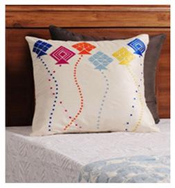 Square Home Decorative Cotton Cushion Cover, Pattern : Printed