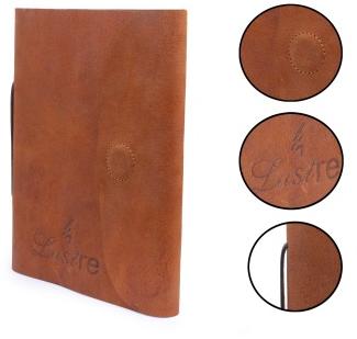 Genuine leather notebook