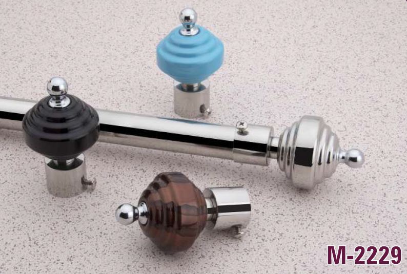 M-2229 Stainless Steel Curtain Brackets