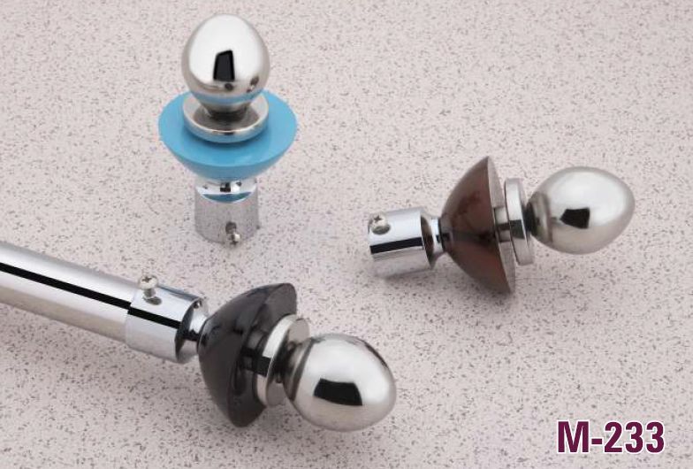 M-233 Stainless Steel Curtain Brackets