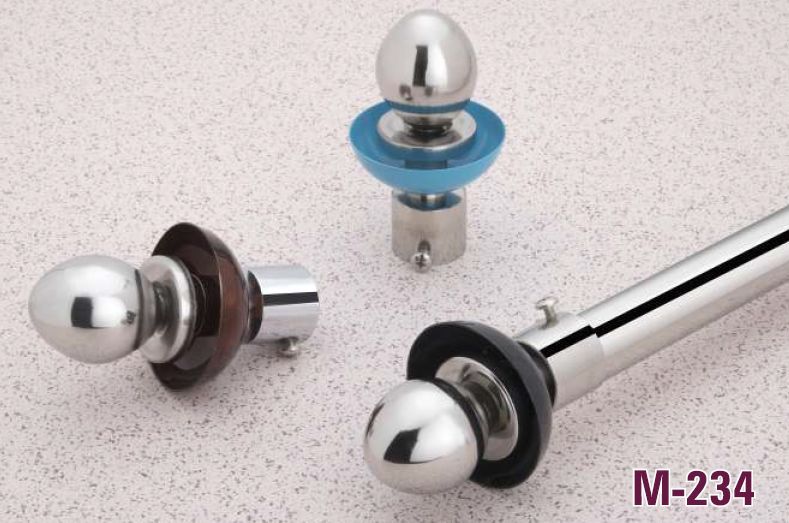 M-234 Stainless Steel Curtain Brackets