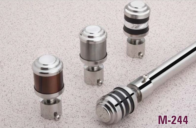 M-244 Stainless Steel Curtain Brackets