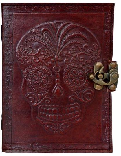 Shaista Handicraft Leather bound journal, Style : Hardcover