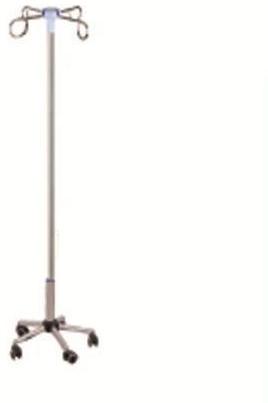 Stainless Steel I.V Pole Stand, for Clinical, Hospital, Length : 0-5f