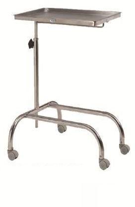 Metal Mayo Table Trolley, Pattern : Plain