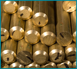 Brass Round Bars, Length : 100 mm - 6000 mm at Best Price in