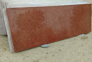 Polished Rajasthan Red Granite Slab